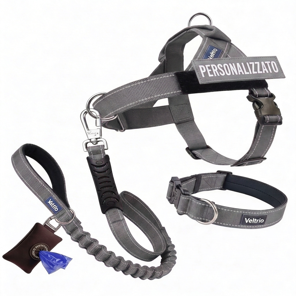 Kit Complet Anti-Traction Veltrio™  - Il ne vous promène plus. Vous le tenez à un doigt